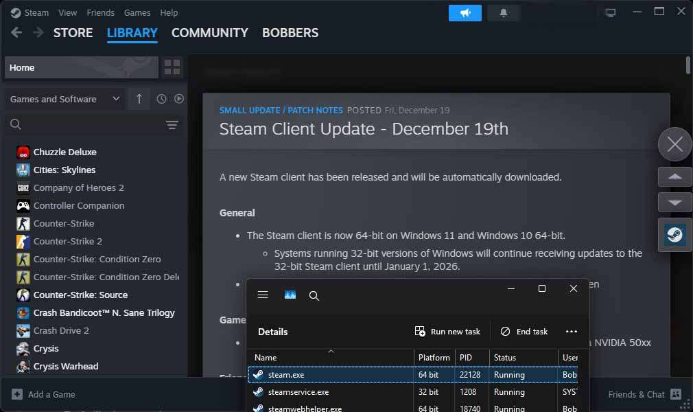 Steam 64-bit