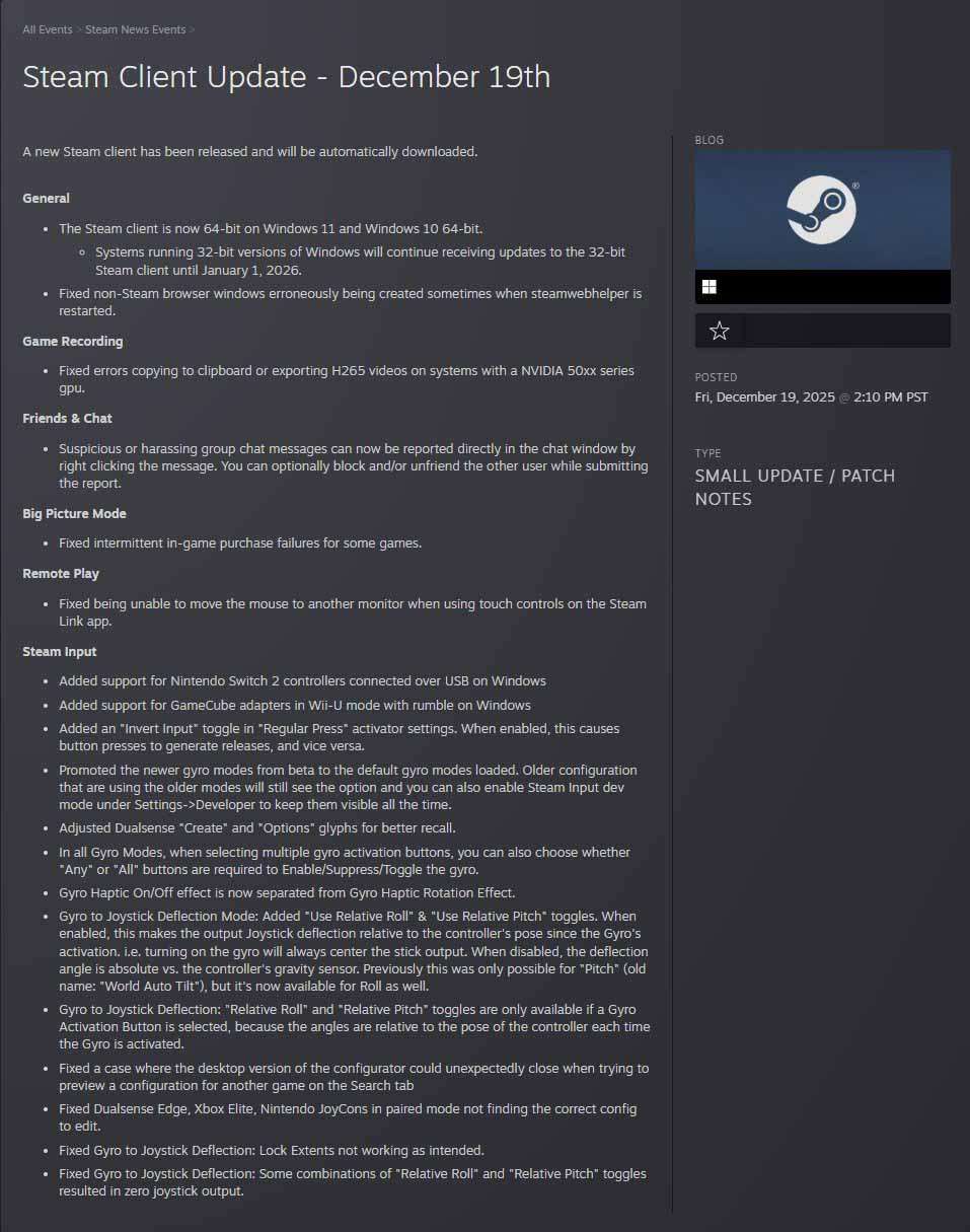 Steam 64-bit